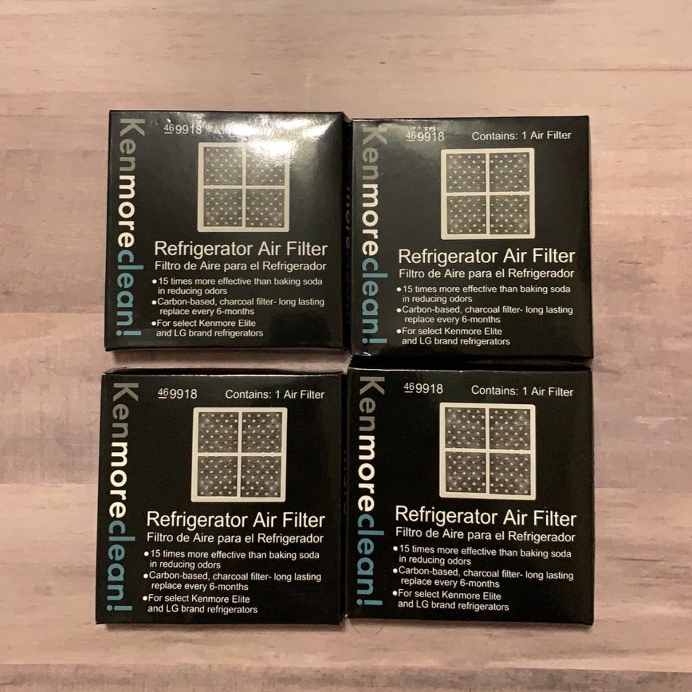 Refrigerator Air Filter 4 Pack - Kenmore Elite 469918